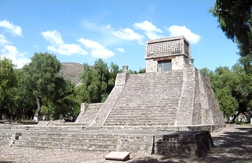 An Aztec Pyramid. You can see that it is different than Egyptian Pyramids